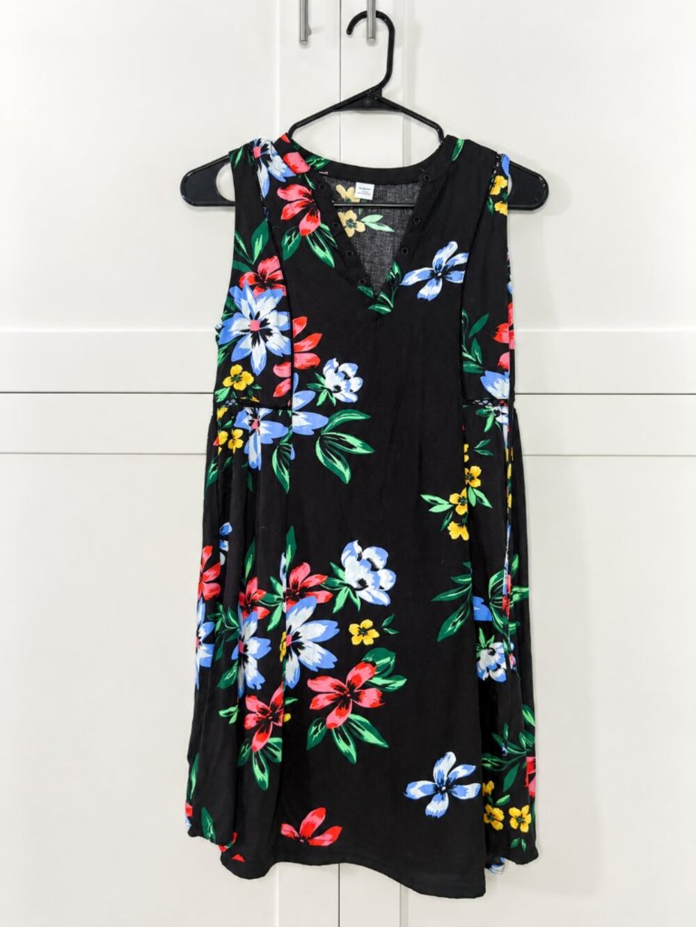 Old Navy | Floral Sleeveless V-Neck Swing Dress - Size XS